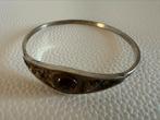 S001/Vintage Bronzen Brutalist armband -AMBER, Overige materialen, Gebruikt, Verzenden, X