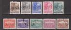 Indonesie 107 - 116 geb Frankeerzegels 1953 Indonesie 10% CW, Verzenden, Gestempeld, Zuidoost-Azië