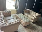 Chesterfield Replica  als nieuw!, Huis en Inrichting, Ophalen, Gebruikt, Stof