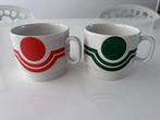 Twee vintage Italiaanse koffiebekers/mokken!, Ophalen of Verzenden, Zo goed als nieuw, Overige stijlen, Kop(pen) en/of Schotel(s)