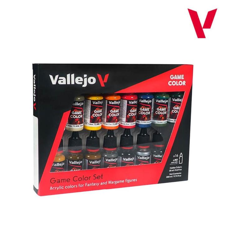 Vallejo Game Color Intro Set (16 x 18 ml), Hobby en Vrije tijd, Wargaming, Nieuw, Warhammer, Toebehoren, Met verf, Ophalen of Verzenden