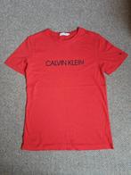 Te koop: rood Calvin Klein shirt, maat 14/164, Meisje, Calvin Klein, Ophalen of Verzenden, Zo goed als nieuw