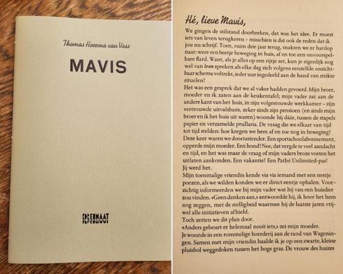 Gezocht: MAVIS kort verhaal Thomas Heerma van Voss, Boeken, Literatuur, Nederland, Ophalen of Verzenden
