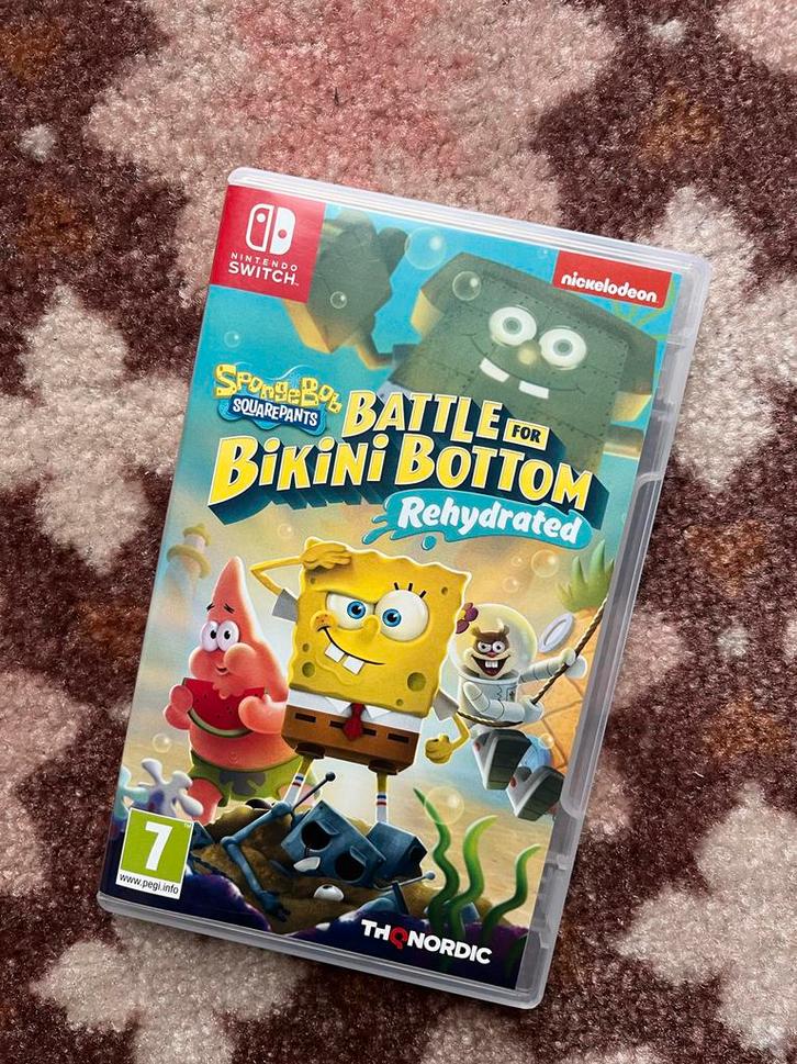 Spongebob Squarepants - Battle for Bikini Bottom Switch, Spelcomputers en Games, Games | Nintendo Switch, Zo goed als nieuw, Platform