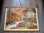 Oude schoolplaten en wereldkaarten, Antiek en Kunst, Antiek | Schoolplaten, Ophalen of Verzenden, Aardrijkskunde