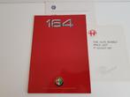Originele Alfa Romeo 164 3.0 V6 | 3.0 V6 Lusso brochure 1989, Ophalen of Verzenden, Alfa Romeo, Alfa Romeo