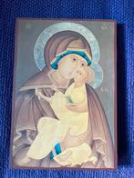 Mooie moderne prent van Maria met kind Jezus op de arm, Ophalen of Verzenden, Gebruikt, Kaart of Prent, Christendom | Katholiek
