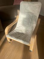 IKEA Poang Relaxstoel + 2 Hoezen, Huis en Inrichting, Fauteuils, Ophalen, Gebruikt, 75 tot 100 cm, 50 tot 75 cm