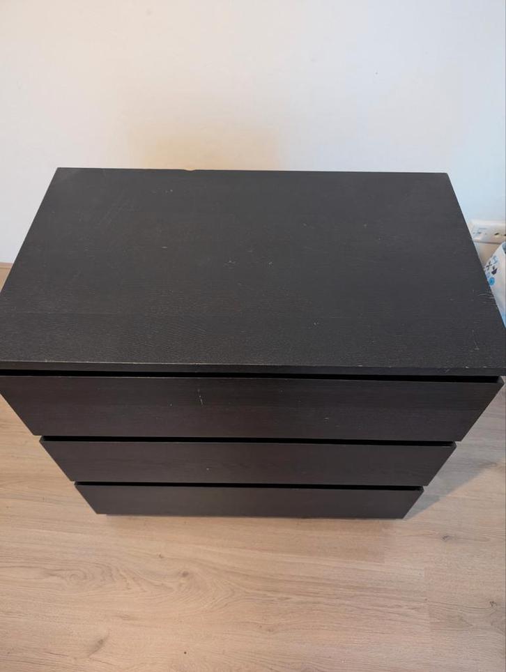 Ikea Malm ladekast met 3 lades, Huis en Inrichting, Kasten | Ladekasten, Ophalen