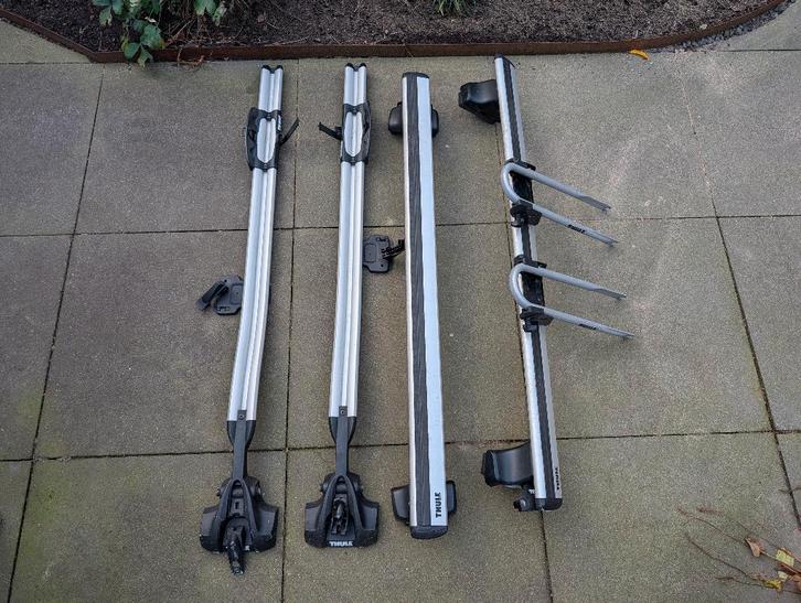 Thule dakdragers en fietsendragers, Auto diversen, Dakdragers, Zo goed als nieuw, Ophalen