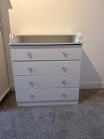 Commode / Ladekast met uitklapbaar blad, Ophalen, Gebruikt, 75 tot 100 cm, Opstaande rand