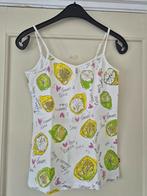 Wit topje maat M van Blond Amsterdam met print van, Kleding | Dames, Wit, Ophalen of Verzenden, Zo goed als nieuw, Zonder mouw