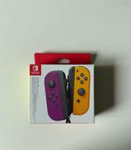 Nintendo Switch Joy-Con pair Neon paars/oranje, Ophalen of Verzenden, Zo goed als nieuw, Met 2 controllers, Switch OLED