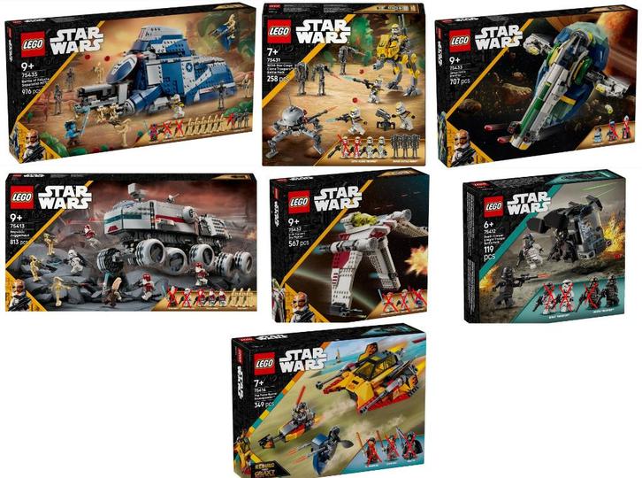 Nieuw: Lego Star Wars bulk 7 sets enkele figuren verwijderd, Kinderen en Baby's, Speelgoed | Duplo en Lego, Nieuw, Lego, Ophalen of Verzenden