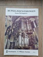 18 psalmbewerkingen Leen Schippers, Orgel, Ophalen of Verzenden, Zo goed als nieuw, Religie en Gospel