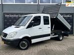 Mercedes-Benz Sprinter 510 2.2 CDI 366 DC kipper Openlaadbak, Auto's, Euro 5, Zwart, 7 stoelen, Wit
