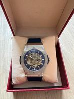 Hublot Herenhorloge - Nieuwstaat met doos!, Sieraden, Tassen en Uiterlijk, Overige merken, Staal, Verzenden, Polshorloge