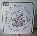 Kerstactie! Geborduurde kaarten Condoleance voor de helft!, Nieuw, Man of Vrouw, Info@sparklecrafts.nl, Ophalen of Verzenden