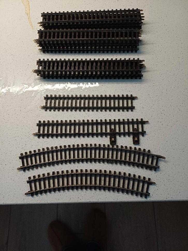 Marklin "K" rails (2200), Hobby en Vrije tijd, Modeltreinen | H0, Gebruikt, Rails, Wisselstroom, Märklin, Analoog, Ophalen of Verzenden