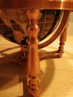 MOOIE LAPIS LAZULI GEMSTONE EDELSTENEN GLOBE + KOMPAS 30X33, Ophalen of Verzenden