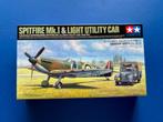 Tamiya	25211	Spitfire Mk.I & 10HP Tilly Set	1/48, Verzenden, Nieuw, Groter dan 1:72, Overige merken