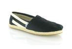 Toms University classic stripes 41-42 boot moccasin, Kleding | Dames, Schoenen, Zwart, Ophalen of Verzenden, Zo goed als nieuw