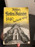 Flottenkalender 1940, Verzamelen, Ophalen of Verzenden, Marine, Nederland, Embleem of Badge