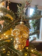 Skul schedel kersthanger kerstbal groot zgan, Ophalen of Verzenden, Zo goed als nieuw