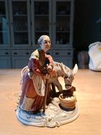 Oude dame met ezel beeldje, Antiek en Kunst, Ophalen of Verzenden