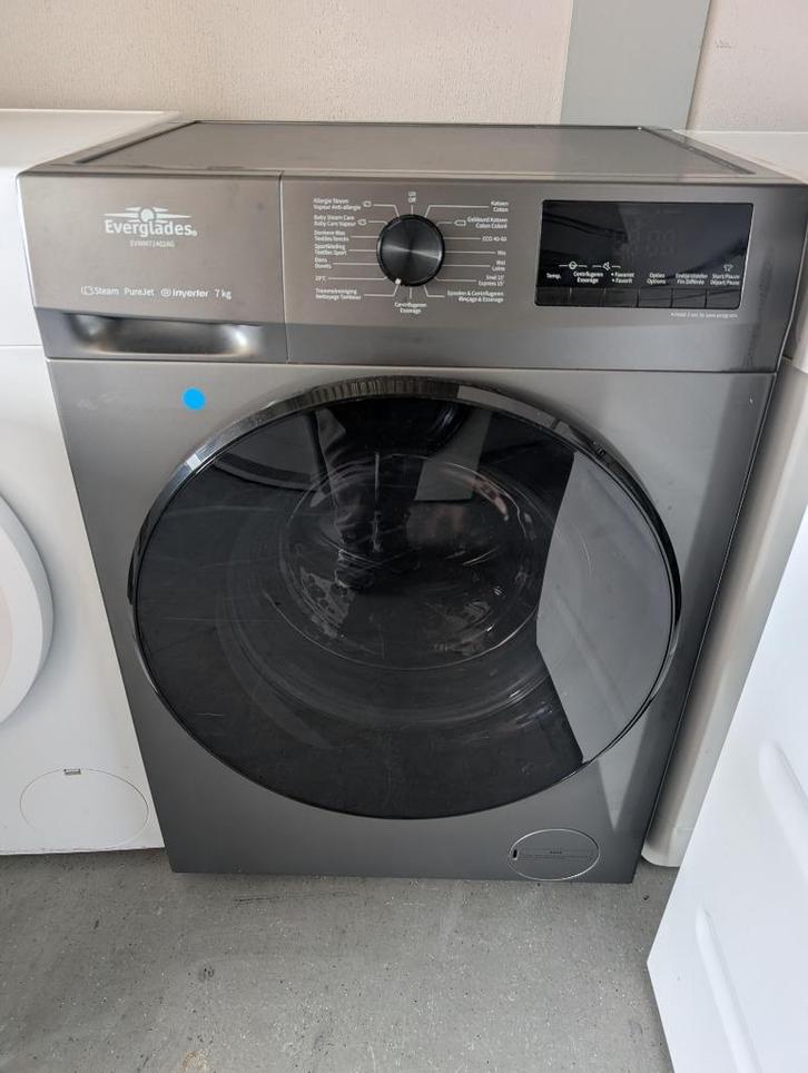 Everglades EVWM71402AG Zuinige Wasmachine - 7KG  - A Klasse, Witgoed en Apparatuur, Wasmachines, Refurbished, Voorlader, 6 tot 8 kg