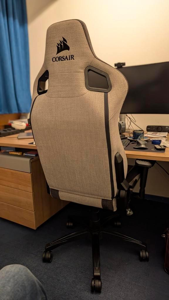 Corsair T3 RUSH Gaming Stoel - Grijs, Huis en Inrichting, Bureaustoelen, Grijs, Ophalen