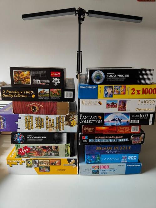 Diverse puzzels, Hobby en Vrije tijd, Denksport en Puzzels, Zo goed als nieuw, Legpuzzel, 500 t/m 1500 stukjes, Ophalen of Verzenden