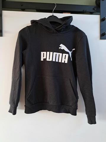 Zwarte PUMA meisjes hoodie/trui mt.134/140  beschikbaar voor biedingen