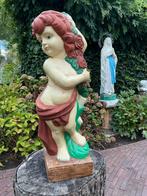 Charmant gipsen engel ❤️ cherubijn beeld - 52cm hoog, Ophalen of Verzenden, Gebruikt