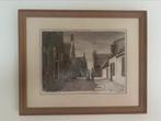 Schets Karel Kok Katwijk aan Zee Baljuwstraat, Antiek en Kunst, Ophalen of Verzenden