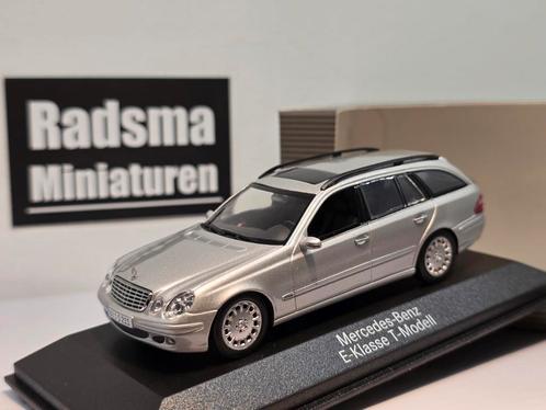 Mercedes-Benz E-Klasse Combi w211 silver - 1:43 Minichamps, Hobby en Vrije tijd, Modelauto's | 1:43, Zo goed als nieuw, Auto, MiniChamps