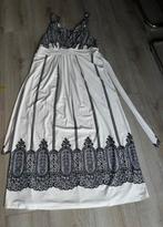 Feestjurk jurk jurkje off white wit zwart 54 52 ? trouwjurk, Verzenden, Zo goed als nieuw, Wit, Jurk