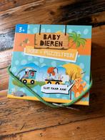 Bosdieren - boek + treinpuzzel, Boeken, Ophalen of Verzenden, Zo goed als nieuw