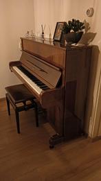 Piano met krukje, Richard Weber, Ophalen, Gebruikt, Bruin, Piano