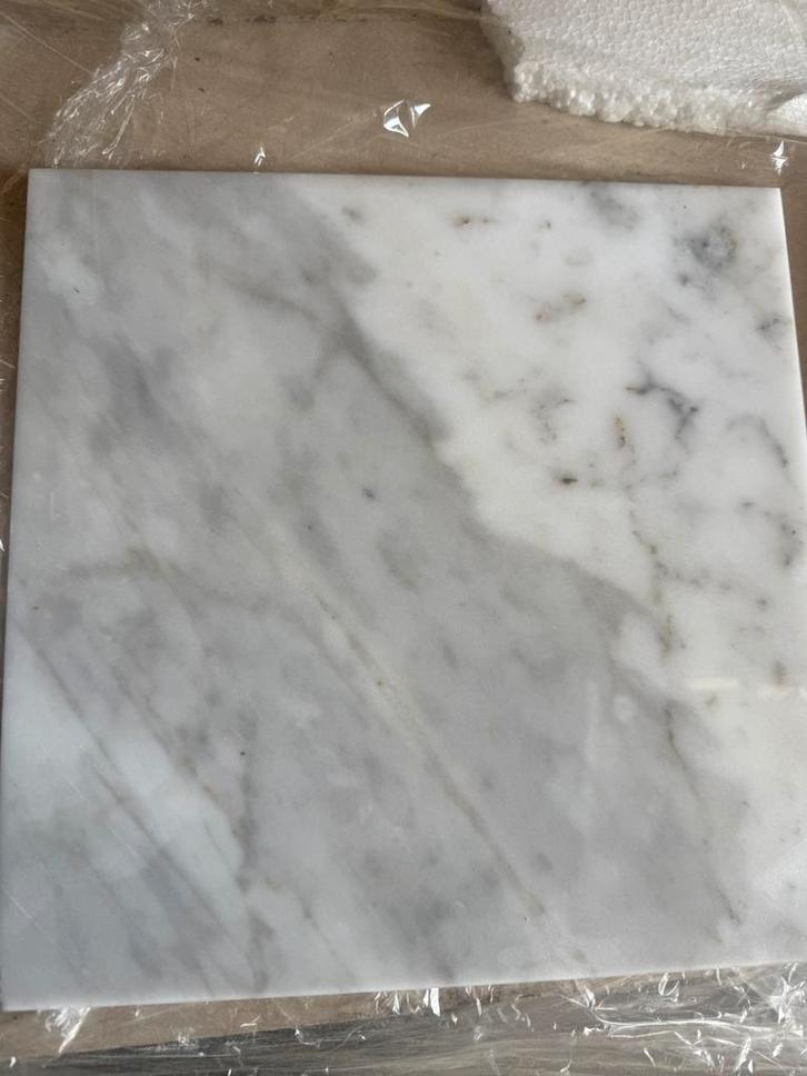 Bianca carrara marmer vloer en wand tegels, Doe-het-zelf en Verbouw, Tegels, Nieuw, Vloertegels, Marmer, 60 cm of meer, 10 m² of meer