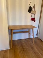 Bureau hout bamboe, Ophalen, 100 tot 150 cm, Zo goed als nieuw, 25 tot 50 cm