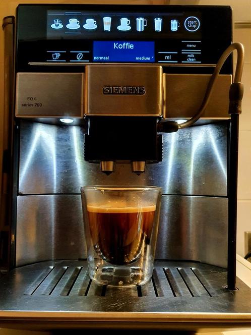Siemens EQ6 S700 volautomatische koffiemachine, Witgoed en Apparatuur, Koffiezetapparaten, Zo goed als nieuw, Koffiemachine, Ophalen