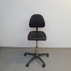 Labkoo hoge werkstoel - zwart PU kunststof burostoel, Gebruikt, Zwart, Ophalen