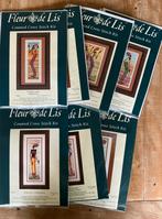 Fleur de Lis borduurpakketten. 🧵🪡 Per stuk €20, Ophalen of Verzenden, Nieuw, Handborduren, Borduurgaren of Zijde