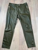 Z.g.a.n. fake leren groene broek Fifth House mt 42, Maat 42/44 (L), Ophalen of Verzenden, Zo goed als nieuw, Groen