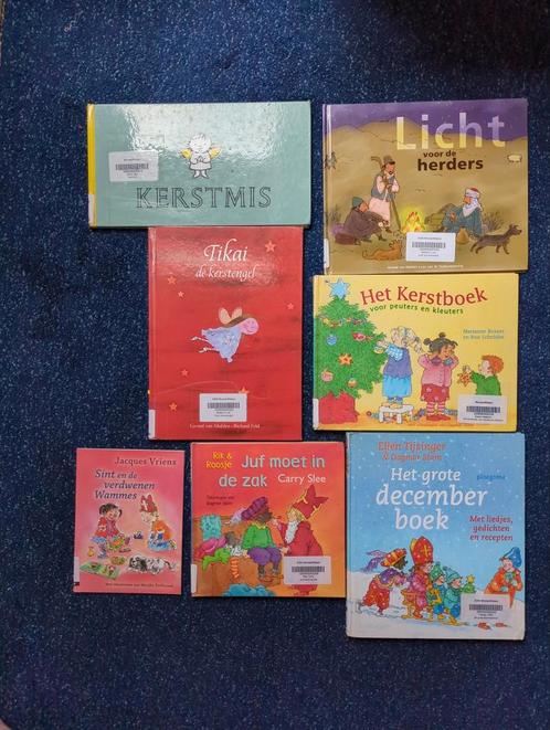 7 kerst en Sint boeken kleuters, Boeken, Kinderboeken | Kleuters, Zo goed als nieuw, Ophalen of Verzenden
