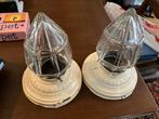 2 x indentieke art deco plafonnieres, Ophalen of Verzenden