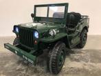 Army Legerjeep 4WD 3-Persoons Kinderauto 24V + 2.4G afst, Ophalen, Zo goed als nieuw