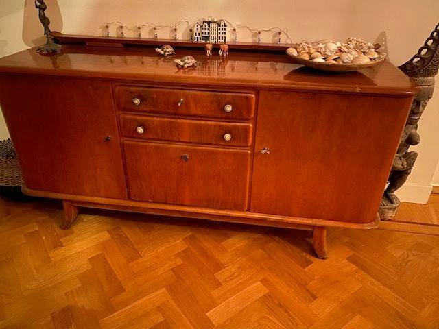 origineel dressoir jaren 50, fabulous fifties, politoer, Verzamelen, Retro, Huis en Inrichting, Ophalen