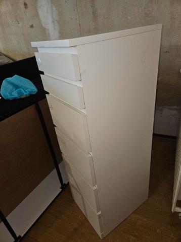 IKEA MALM ladekast met spiegel - Wit - afbeelding 3